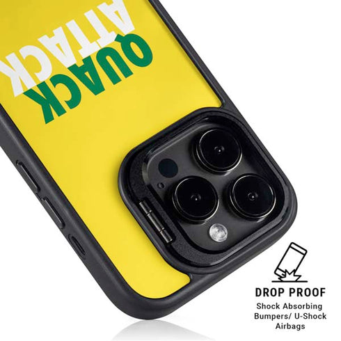 University of Oregon Quack Attack iPhone 13 Pro Kickstand Case