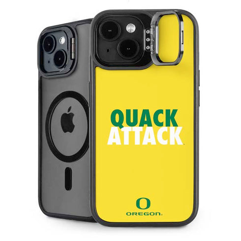 University of Oregon Quack Attack iPhone 15 Plus Kickstand Case