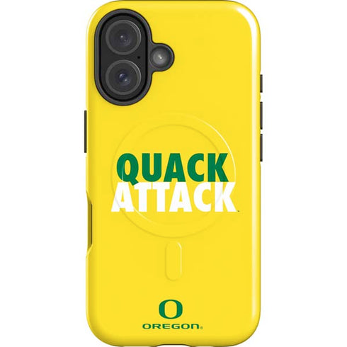 University of Oregon Quack Attack iPhone 16 Magsafe Impact Case