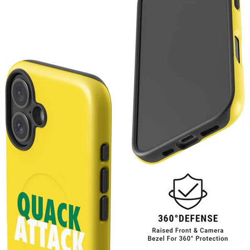 University of Oregon Quack Attack iPhone 16 Magsafe Impact Case