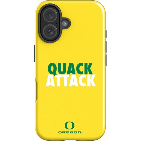 University of Oregon Quack Attack iPhone 16 Plus Impact Case