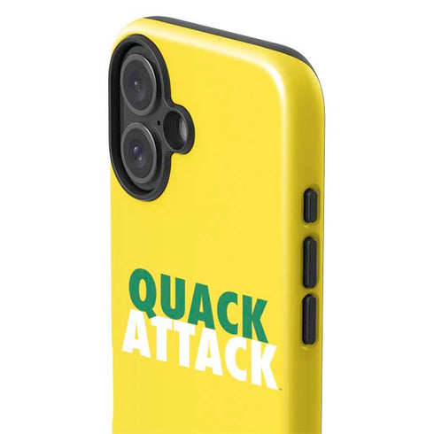 University of Oregon Quack Attack iPhone 16 Plus Impact Case