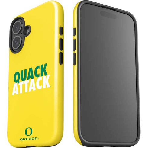 University of Oregon Quack Attack iPhone 16 Plus Impact Case