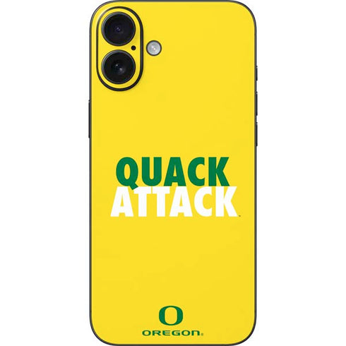 University of Oregon Quack Attack iPhone 16 Plus Skin