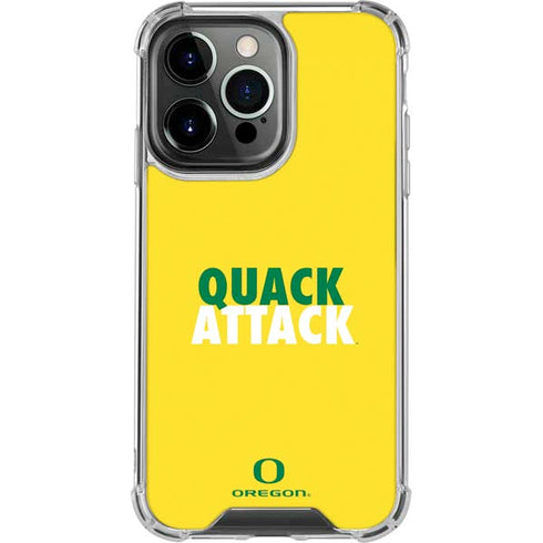 University of Oregon Quack Attack iPhone 16 Pro Clear Case