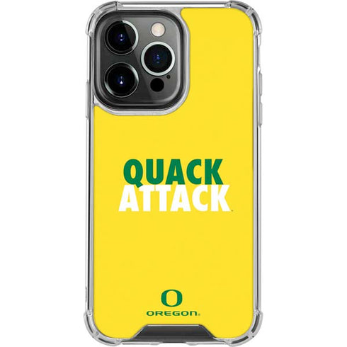 University of Oregon Quack Attack iPhone 16 Pro Max Clear Case