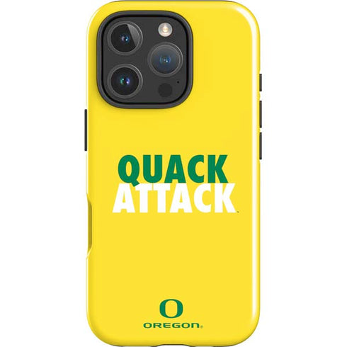 University of Oregon Quack Attack iPhone 16 Pro Max Impact Case