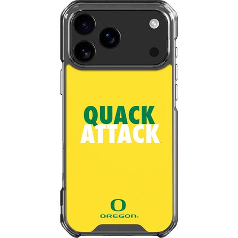 University of Oregon Quack Attack iPhone 18 Pro Max Clear Case