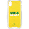 University of Oregon Quack Attack iPhone XS Clear Case