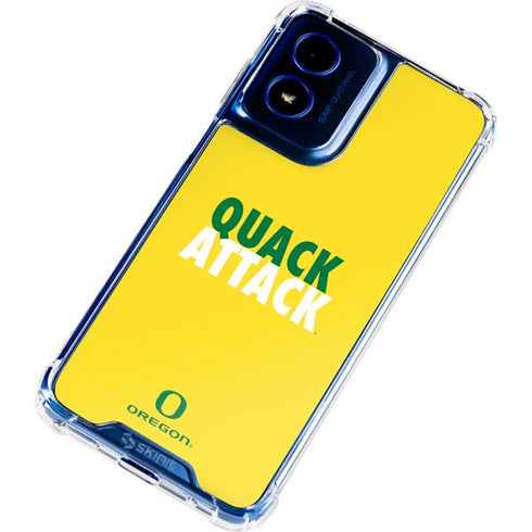 University of Oregon Quack Attack Moto G 5G (2024) Clear Case