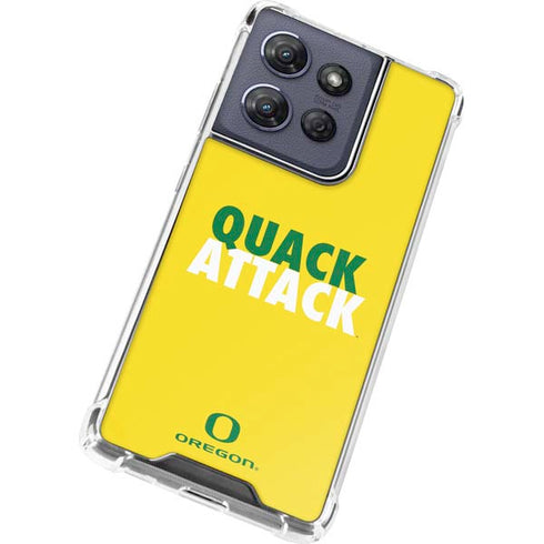 University of Oregon Quack Attack Moto G Stylus 5G (2025) Clear Case