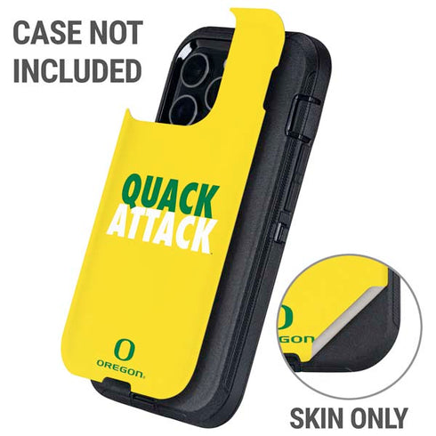 University of Oregon Quack Attack Otterbox Defender iPhone Skin