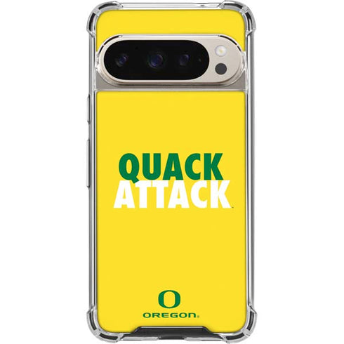 University of Oregon Quack Attack Pixel 9/9 Pro Clear Case