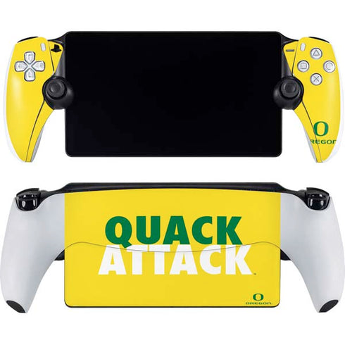 University of Oregon Quack Attack PlayStation Portal Remote Player Skin