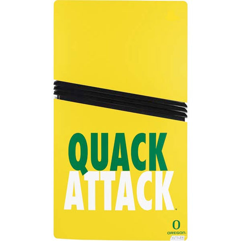University of Oregon Quack Attack PS5 Pro Console Skin