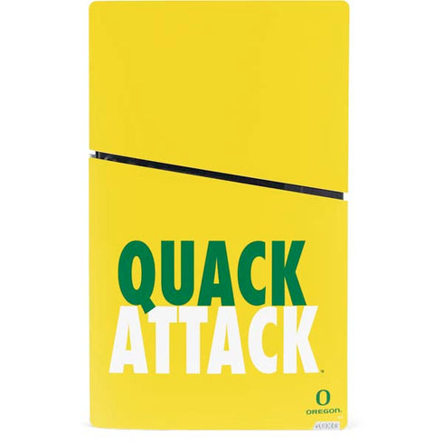 University of Oregon Quack Attack PS5 Slim Digital Edition Console Skin