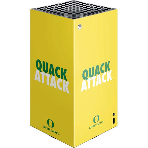 University of Oregon Quack Attack XBox Series X Digital Edition Console Skin
