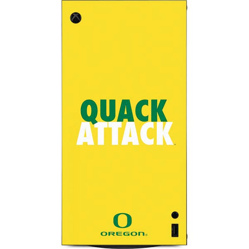 University of Oregon Quack Attack XBox Series X Digital Edition Console Skin