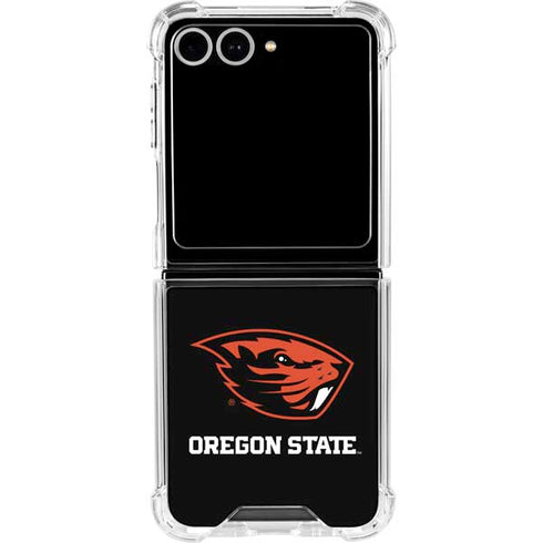 Oregon State University Beavers Galaxy Z Flip7 Clear Case