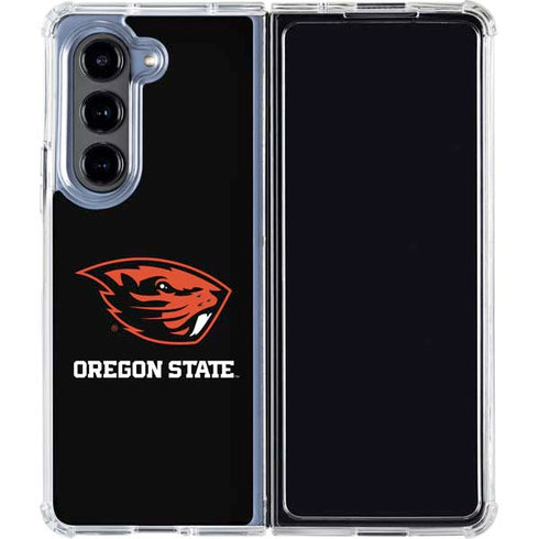 Oregon State University Beavers Galaxy Z Fold5 5G Clear Case
