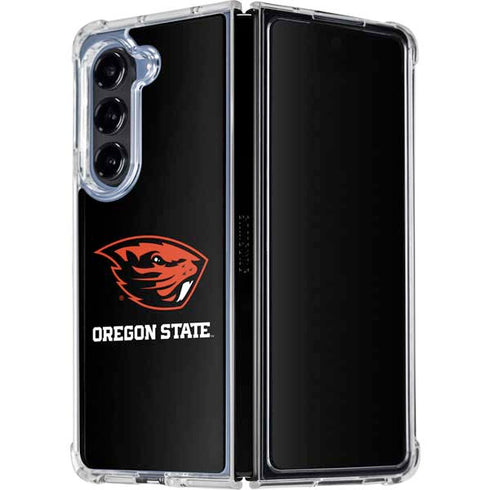 Oregon State University Beavers Galaxy Z Fold5 5G Clear Case
