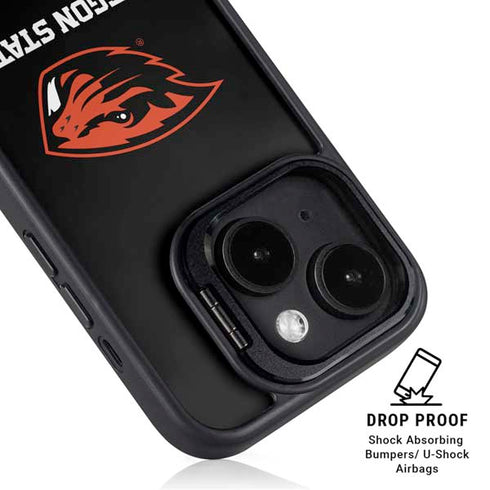 Oregon State University Beavers iPhone 15 Plus Kickstand Case