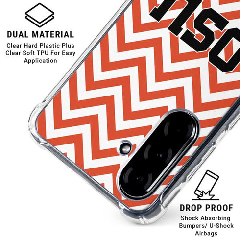 Oregon State University Chevron Galaxy A36 5G Clear Case
