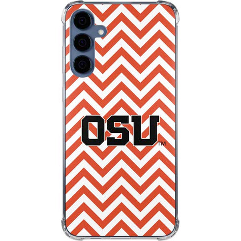 Oregon State University Chevron Galaxy A55 5G Clear Case