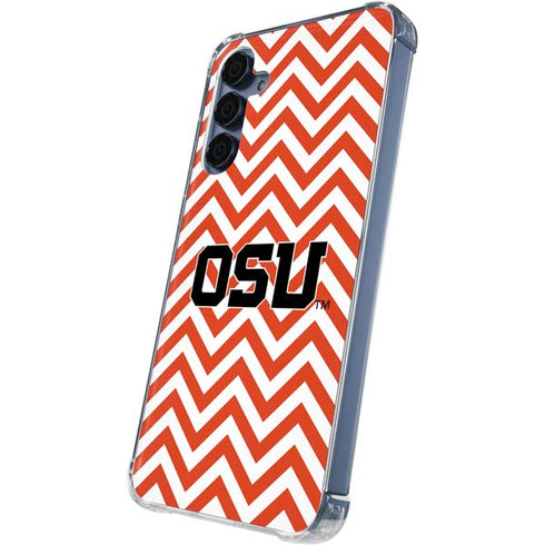 Oregon State University Chevron Galaxy A55 5G Clear Case