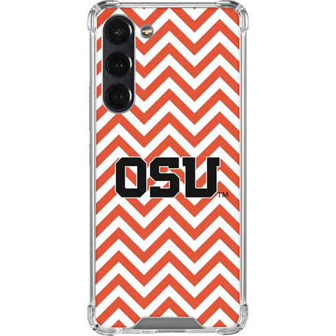 Oregon State University Chevron Galaxy S24 FE Clear Case