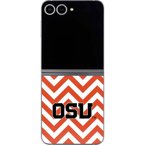 Oregon State University Chevron Galaxy Z Flip6 Skin