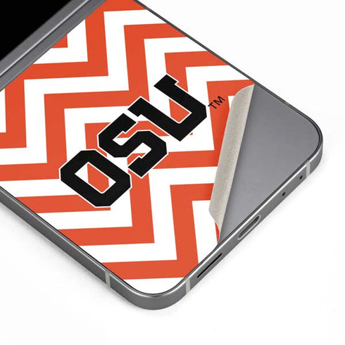 Oregon State University Chevron Galaxy Z Flip6 Skin