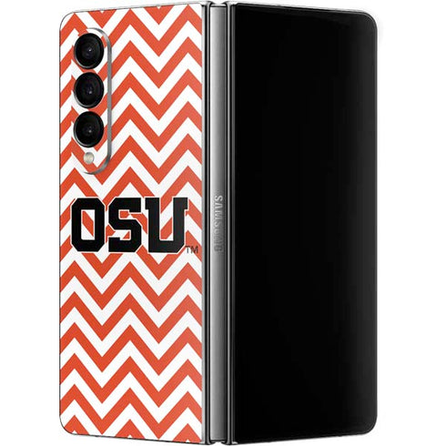 Oregon State University Chevron Galaxy Z Fold4 5G Skin