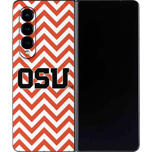 Oregon State University Chevron Galaxy Z Fold4 5G Skin