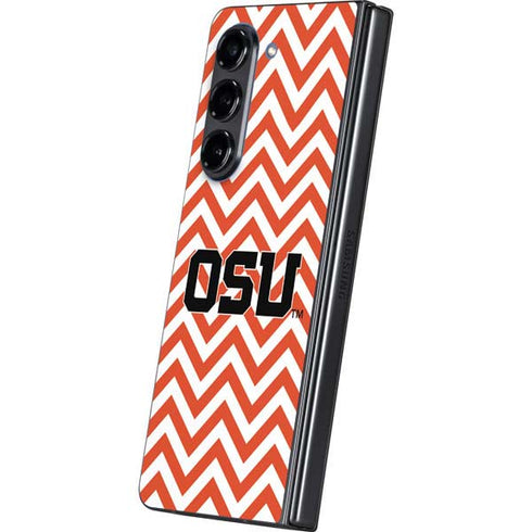 Oregon State University Chevron Galaxy Z Fold5 5G Skin