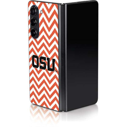 Oregon State University Chevron Galaxy Z Fold5 5G Skin
