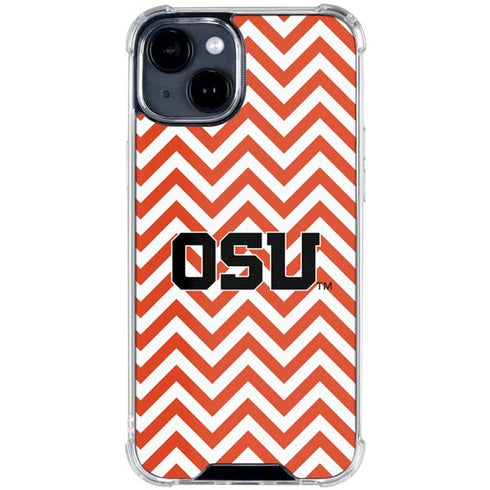 Oregon State University Chevron iPhone 15 Clear Case
