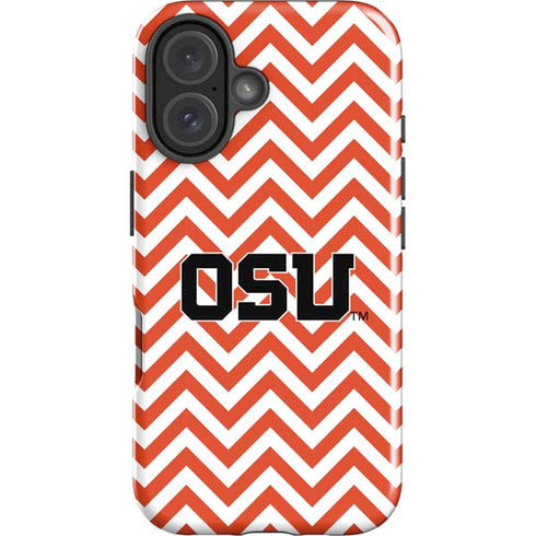 Oregon State University Chevron iPhone 16 Plus Impact Case