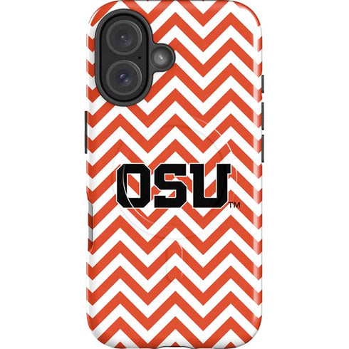 Oregon State University Chevron iPhone 16 Plus Magsafe Impact Case