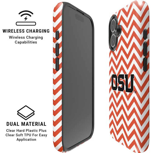 Oregon State University Chevron iPhone 16 Plus Magsafe Impact Case