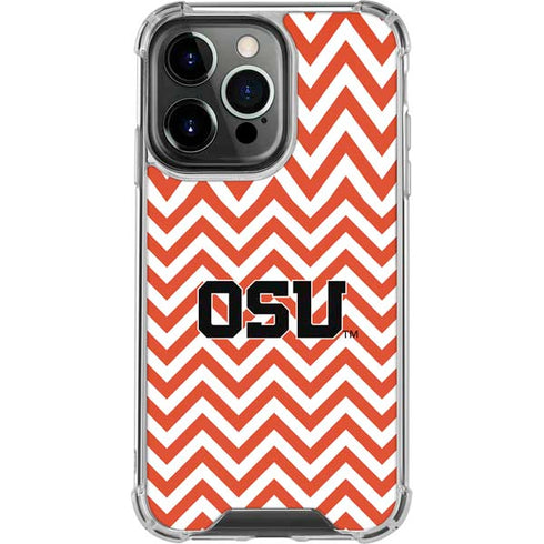 Oregon State University Chevron iPhone 16 Pro Clear Case