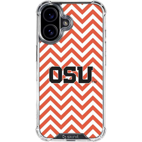 Oregon State University Chevron iPhone 17 Clear Case