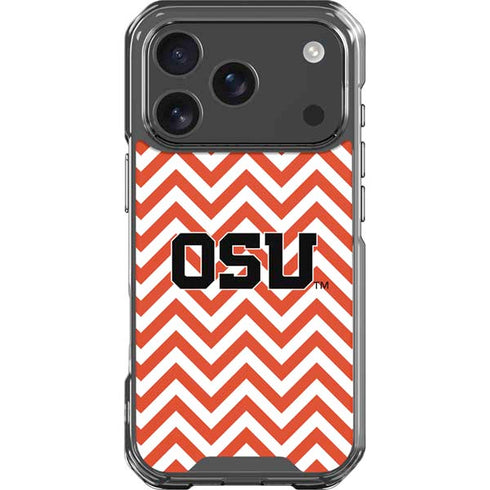 Oregon State University Chevron iPhone 18 Pro Clear Case