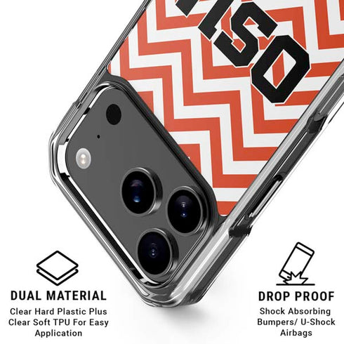 Oregon State University Chevron iPhone 18 Pro Clear Case