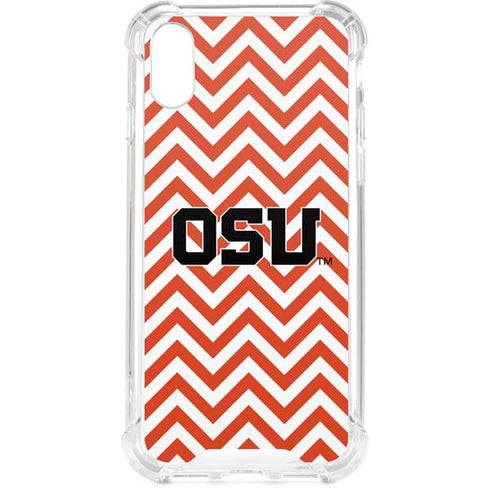 Oregon State University Chevron iPhone XS Clear Case