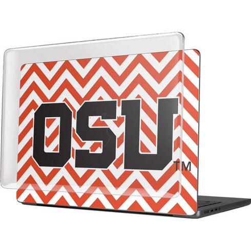 Oregon State University Chevron MacBook Pro 14in (2021-24) Case plus Skin