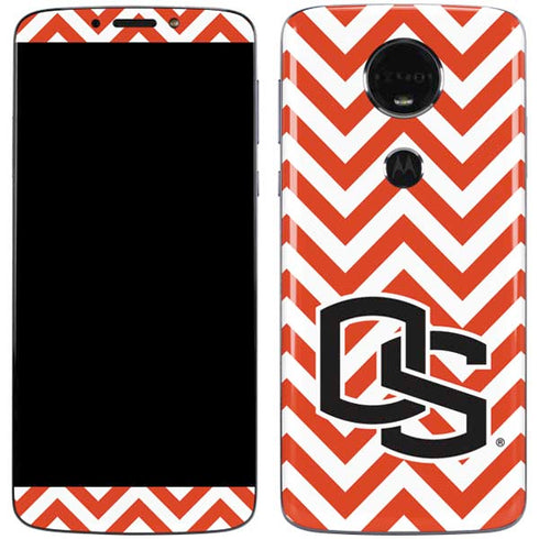 Oregon State University Chevron Moto E5 Plus Skin