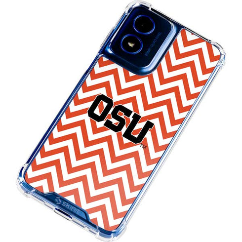 Oregon State University Chevron Moto G 5G (2024) Clear Case
