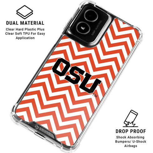 Oregon State University Chevron Moto G Power 5G (2024) Clear Case