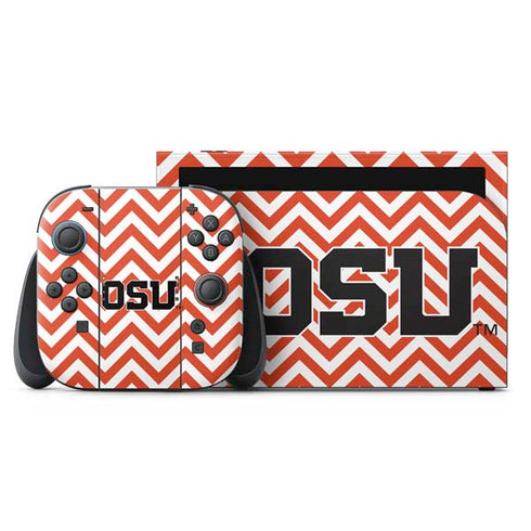 Oregon State University Chevron Nintendo Switch 2 (2025) with Joy-Con Skin